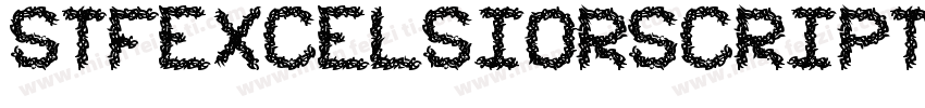 STFExcelsiorScriptCE TxtHv字体转换
